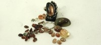 Finished sunstone jewelry and Gems