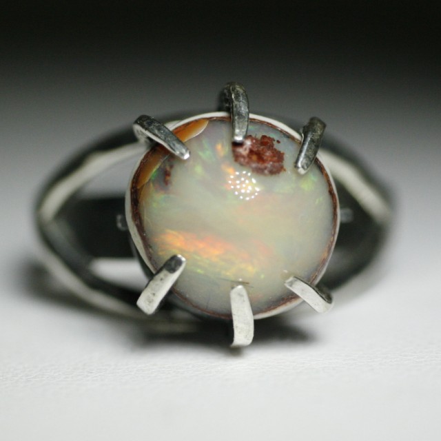 Mexican Opal Third Eye Ring