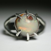 Mexican Opal Third Eye Ring