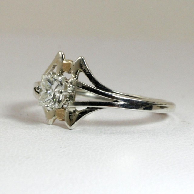 Art Deco Diamond Wedding Ring