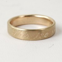 Gold Reminder Ring